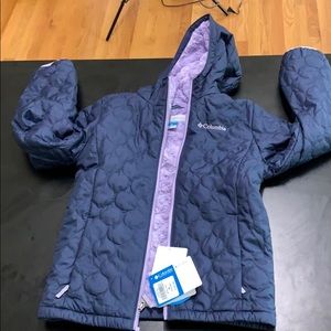 NWT Girls Columbia water resistant Fleece:jacket